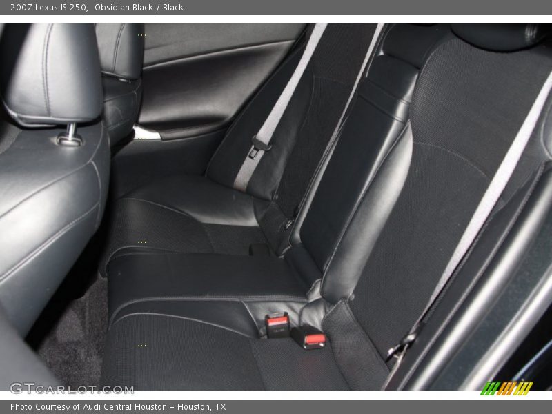 Obsidian Black / Black 2007 Lexus IS 250