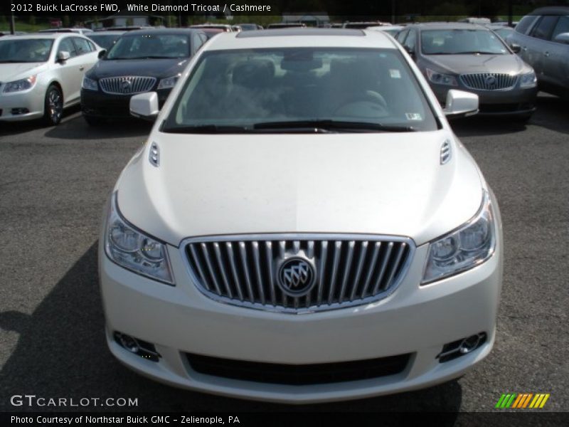 White Diamond Tricoat / Cashmere 2012 Buick LaCrosse FWD