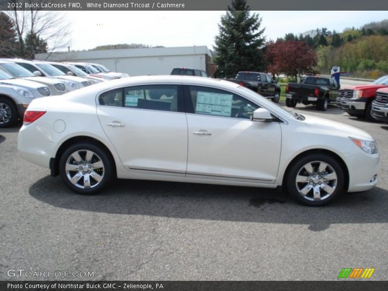 White Diamond Tricoat / Cashmere 2012 Buick LaCrosse FWD