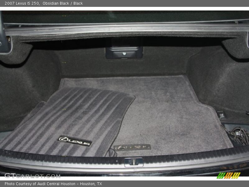 Obsidian Black / Black 2007 Lexus IS 250