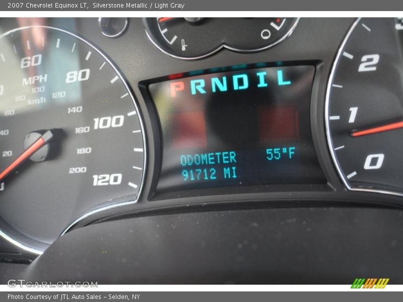 Silverstone Metallic / Light Gray 2007 Chevrolet Equinox LT