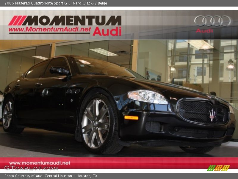 Nero (Black) / Beige 2006 Maserati Quattroporte Sport GT