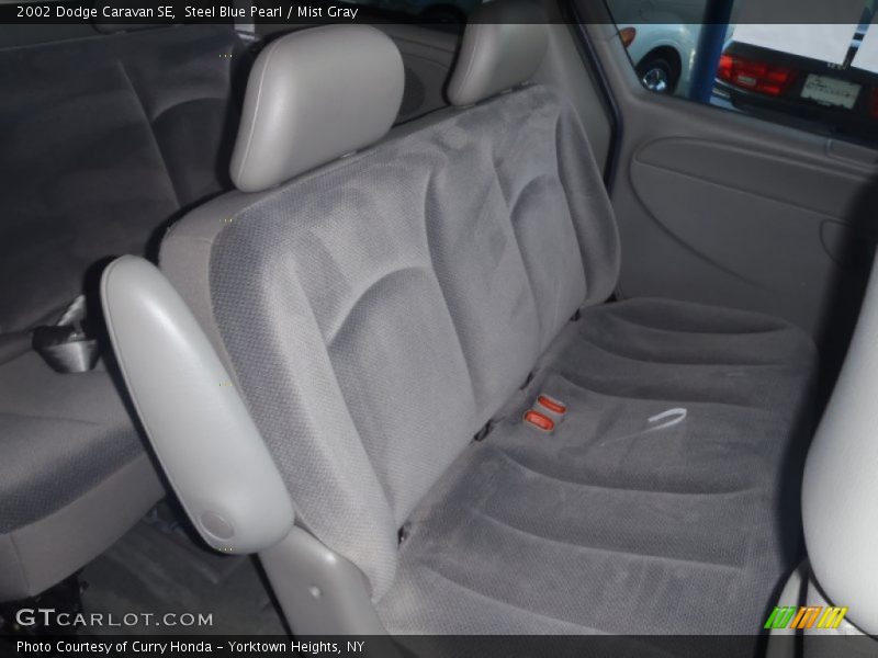 Steel Blue Pearl / Mist Gray 2002 Dodge Caravan SE