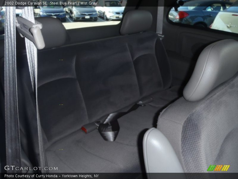 Steel Blue Pearl / Mist Gray 2002 Dodge Caravan SE