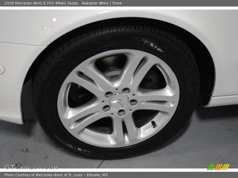 Alabaster White / Stone 2006 Mercedes-Benz E 350 4Matic Sedan