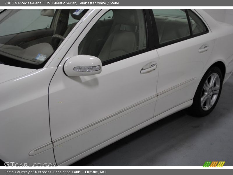 Alabaster White / Stone 2006 Mercedes-Benz E 350 4Matic Sedan