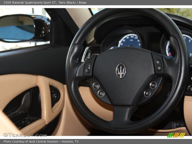 Nero (Black) / Beige 2006 Maserati Quattroporte Sport GT