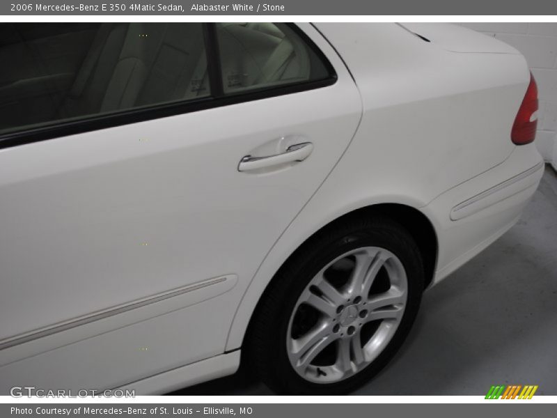 Alabaster White / Stone 2006 Mercedes-Benz E 350 4Matic Sedan