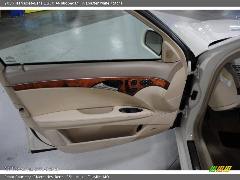 Alabaster White / Stone 2006 Mercedes-Benz E 350 4Matic Sedan