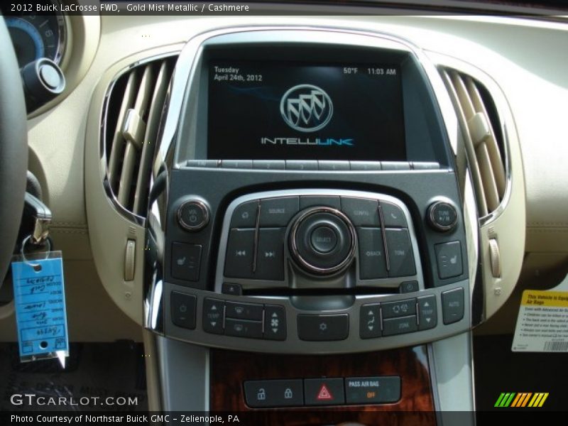 Gold Mist Metallic / Cashmere 2012 Buick LaCrosse FWD