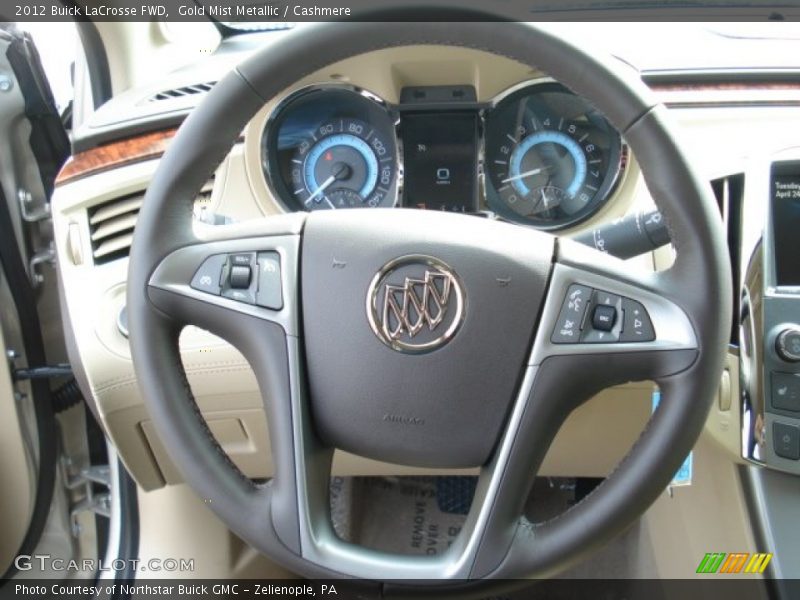 Gold Mist Metallic / Cashmere 2012 Buick LaCrosse FWD
