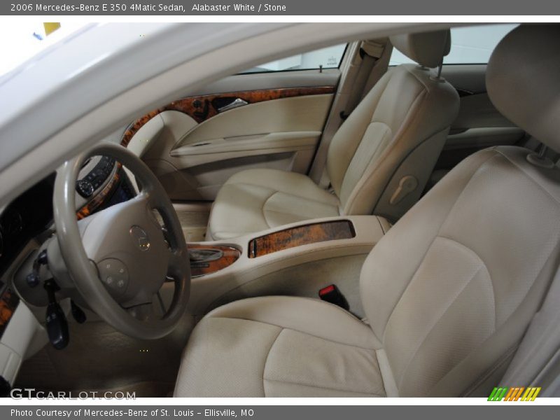 Alabaster White / Stone 2006 Mercedes-Benz E 350 4Matic Sedan