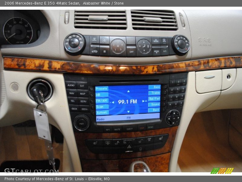 Alabaster White / Stone 2006 Mercedes-Benz E 350 4Matic Sedan