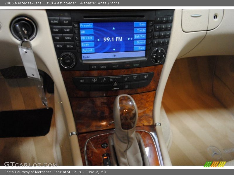Alabaster White / Stone 2006 Mercedes-Benz E 350 4Matic Sedan