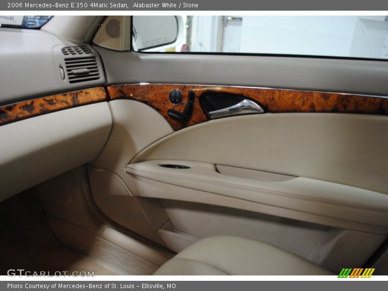 Alabaster White / Stone 2006 Mercedes-Benz E 350 4Matic Sedan