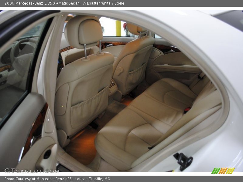 Alabaster White / Stone 2006 Mercedes-Benz E 350 4Matic Sedan