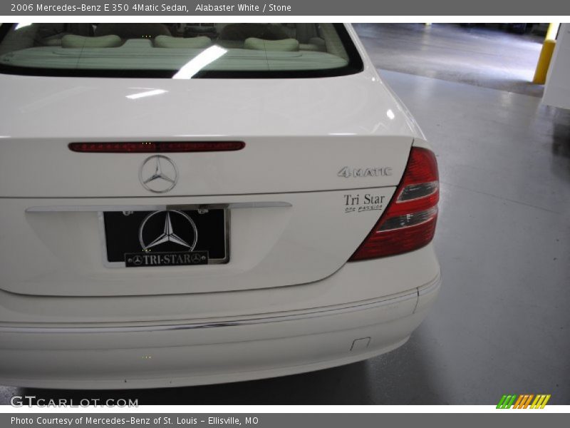 Alabaster White / Stone 2006 Mercedes-Benz E 350 4Matic Sedan