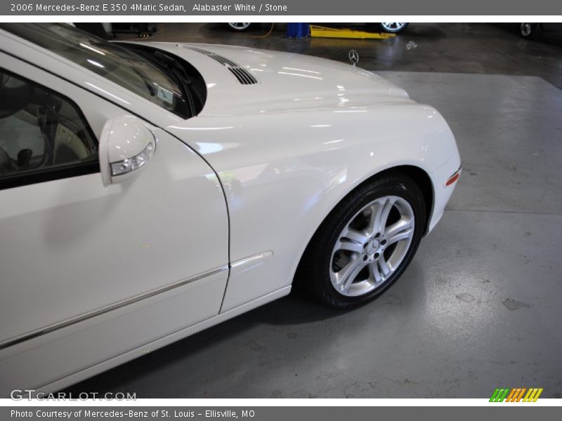 Alabaster White / Stone 2006 Mercedes-Benz E 350 4Matic Sedan