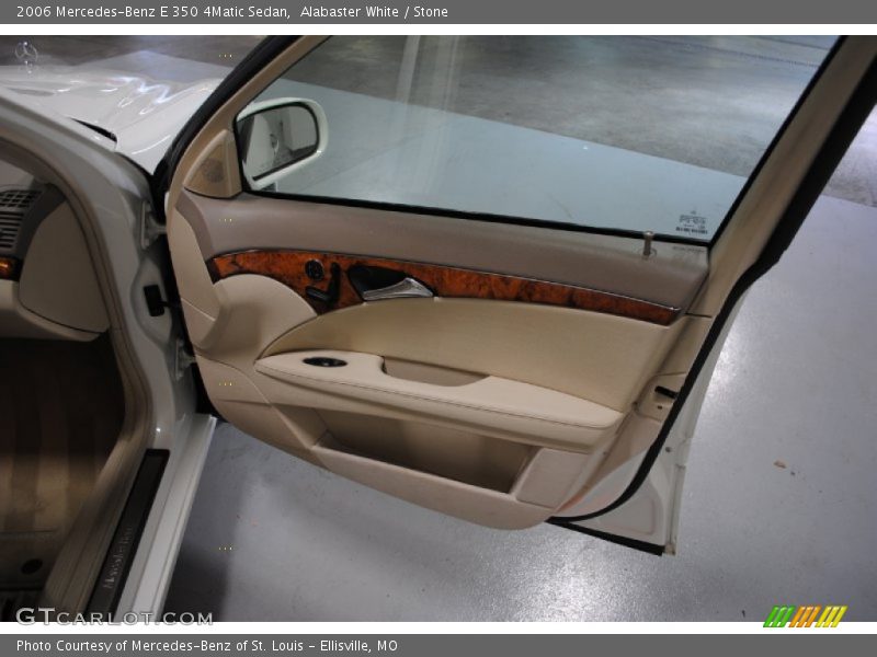 Alabaster White / Stone 2006 Mercedes-Benz E 350 4Matic Sedan