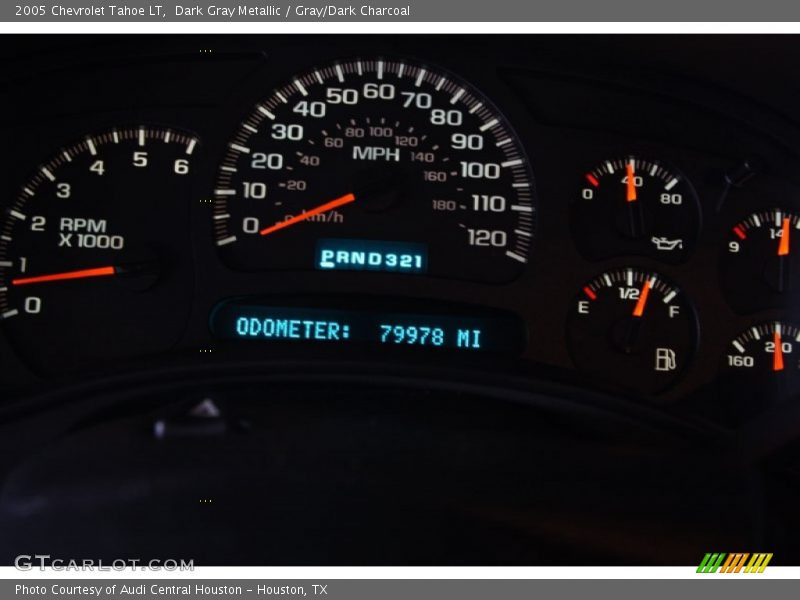 Dark Gray Metallic / Gray/Dark Charcoal 2005 Chevrolet Tahoe LT