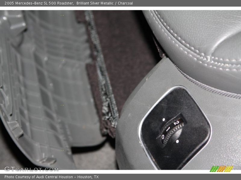 Brilliant Silver Metallic / Charcoal 2005 Mercedes-Benz SL 500 Roadster