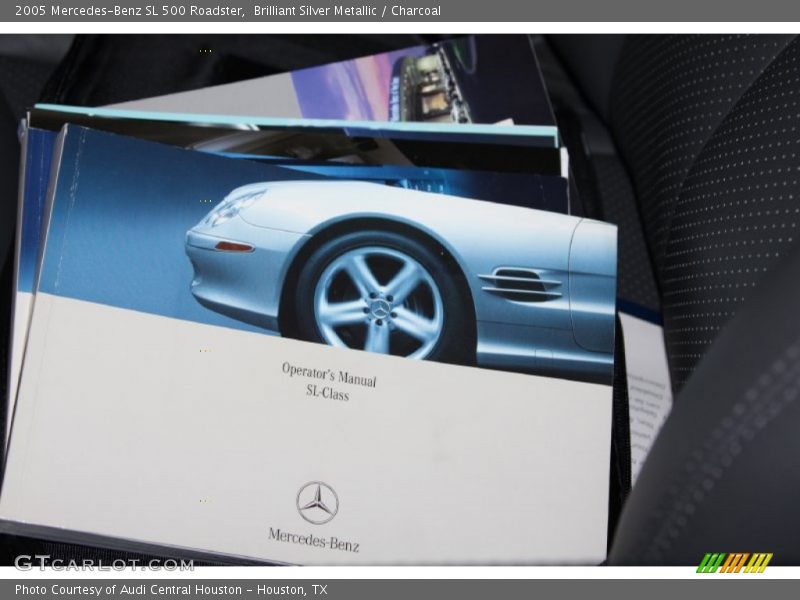 Brilliant Silver Metallic / Charcoal 2005 Mercedes-Benz SL 500 Roadster
