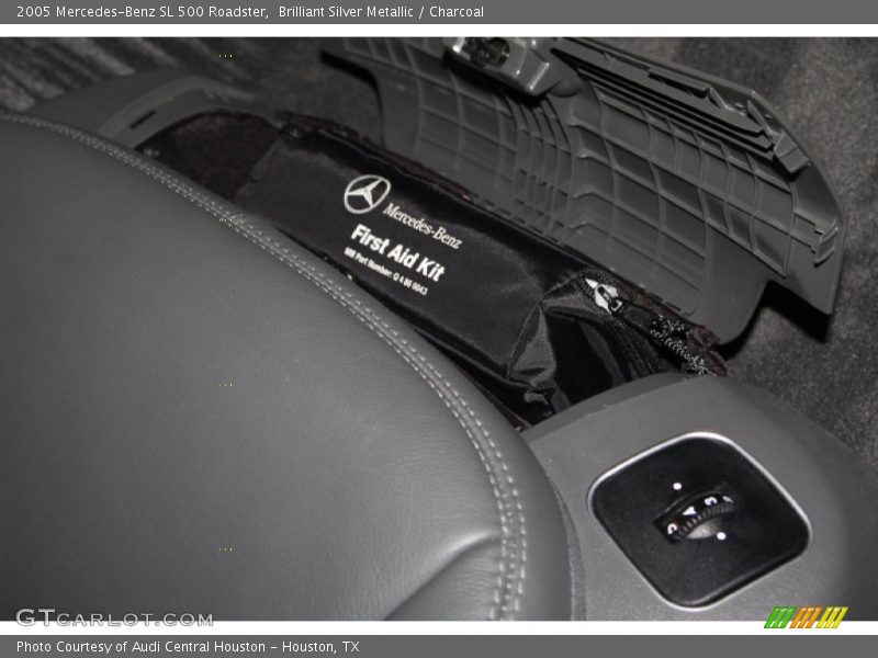 Brilliant Silver Metallic / Charcoal 2005 Mercedes-Benz SL 500 Roadster