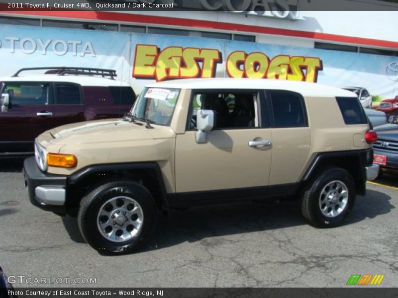 Quicksand / Dark Charcoal 2011 Toyota FJ Cruiser 4WD