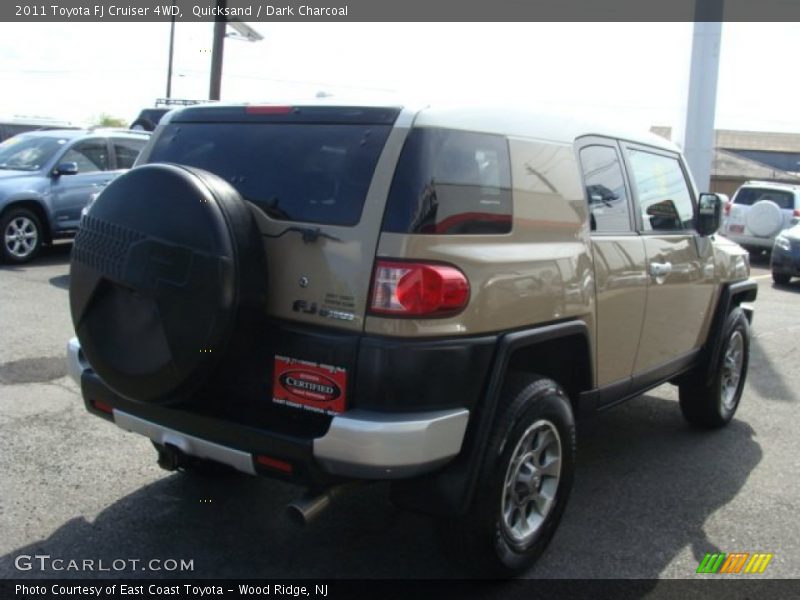 Quicksand / Dark Charcoal 2011 Toyota FJ Cruiser 4WD
