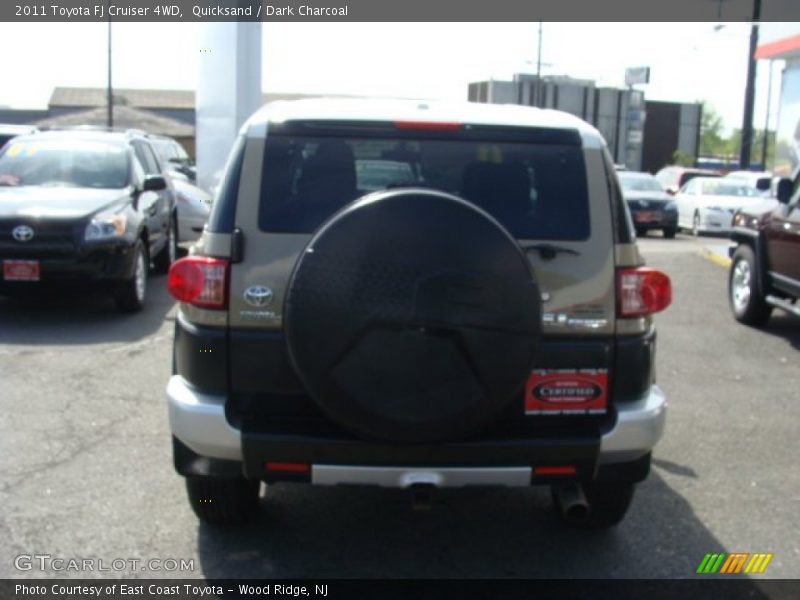 Quicksand / Dark Charcoal 2011 Toyota FJ Cruiser 4WD