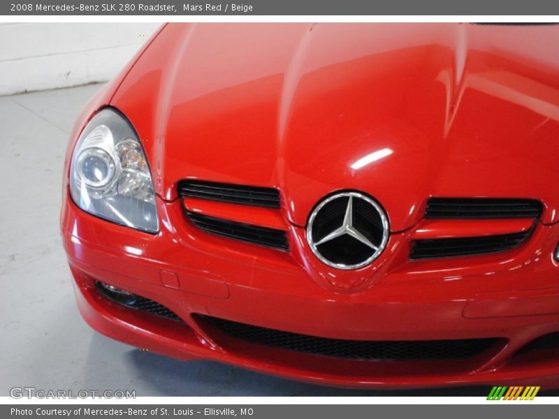 Mars Red / Beige 2008 Mercedes-Benz SLK 280 Roadster