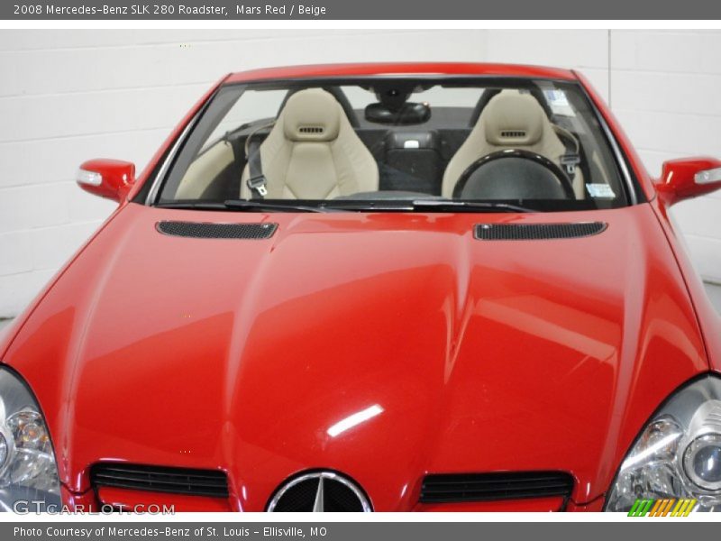 Mars Red / Beige 2008 Mercedes-Benz SLK 280 Roadster