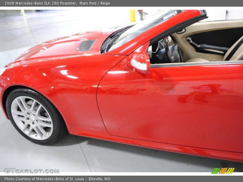 Mars Red / Beige 2008 Mercedes-Benz SLK 280 Roadster