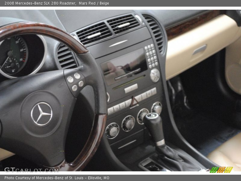 Mars Red / Beige 2008 Mercedes-Benz SLK 280 Roadster