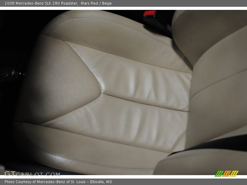 Mars Red / Beige 2008 Mercedes-Benz SLK 280 Roadster