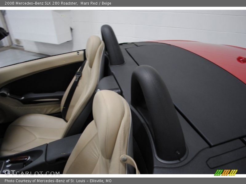 Mars Red / Beige 2008 Mercedes-Benz SLK 280 Roadster