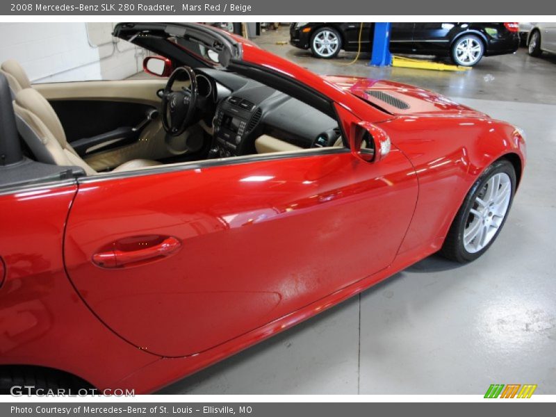 Mars Red / Beige 2008 Mercedes-Benz SLK 280 Roadster