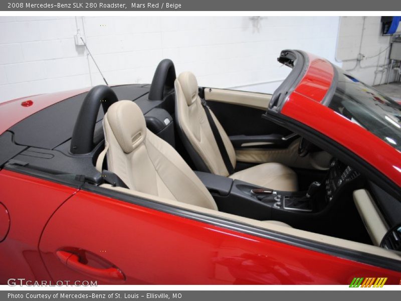 Mars Red / Beige 2008 Mercedes-Benz SLK 280 Roadster