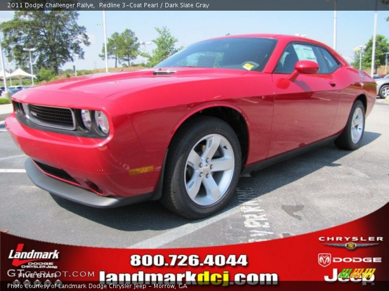 Redline 3-Coat Pearl / Dark Slate Gray 2011 Dodge Challenger Rallye