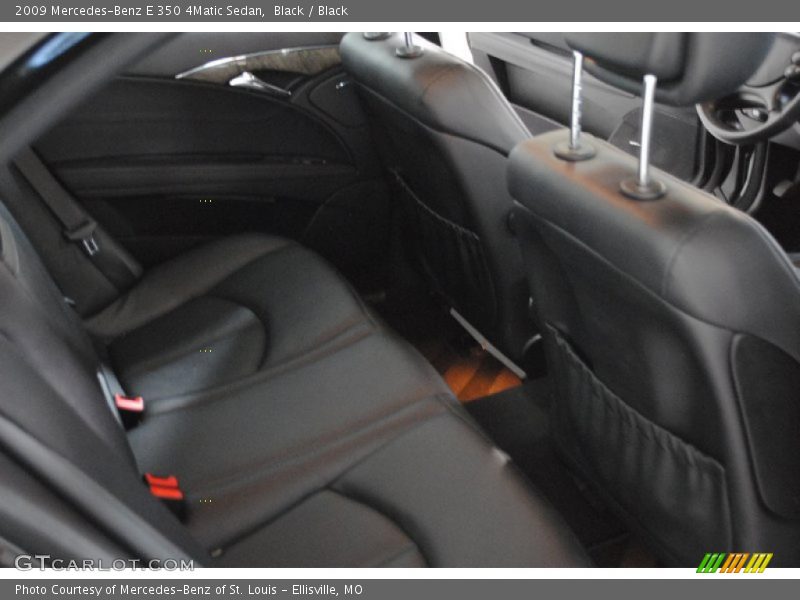 Black / Black 2009 Mercedes-Benz E 350 4Matic Sedan