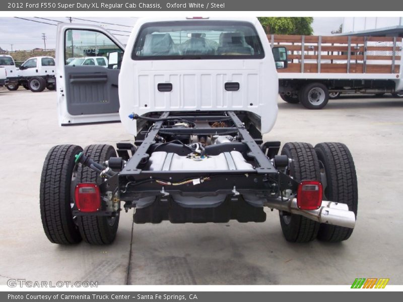 Oxford White / Steel 2012 Ford F550 Super Duty XL Regular Cab Chassis