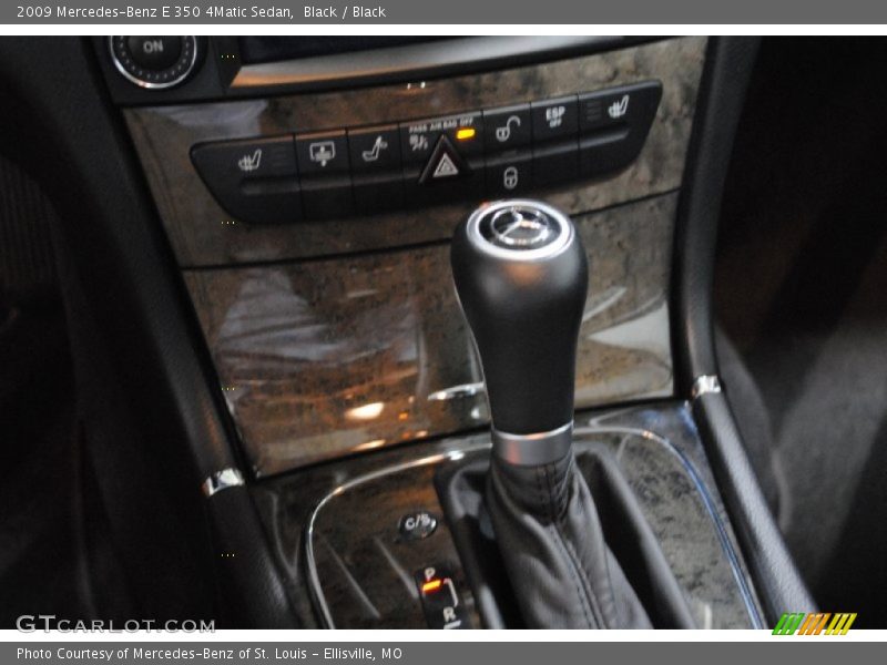 Black / Black 2009 Mercedes-Benz E 350 4Matic Sedan