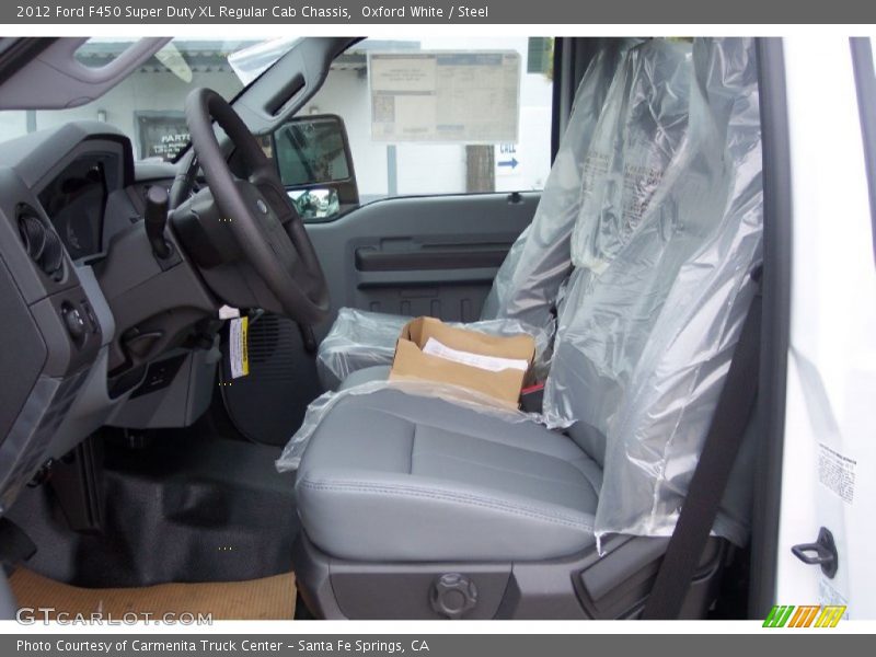  2012 F450 Super Duty XL Regular Cab Chassis Steel Interior
