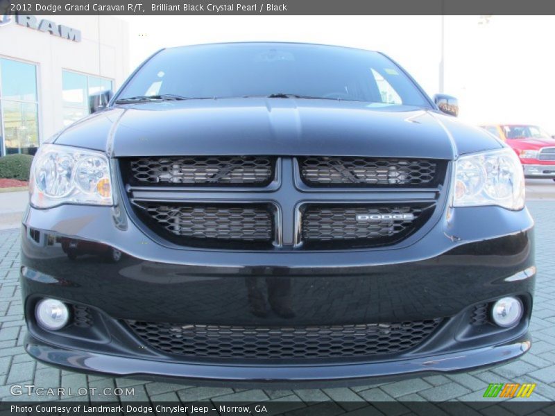 Brilliant Black Crystal Pearl / Black 2012 Dodge Grand Caravan R/T