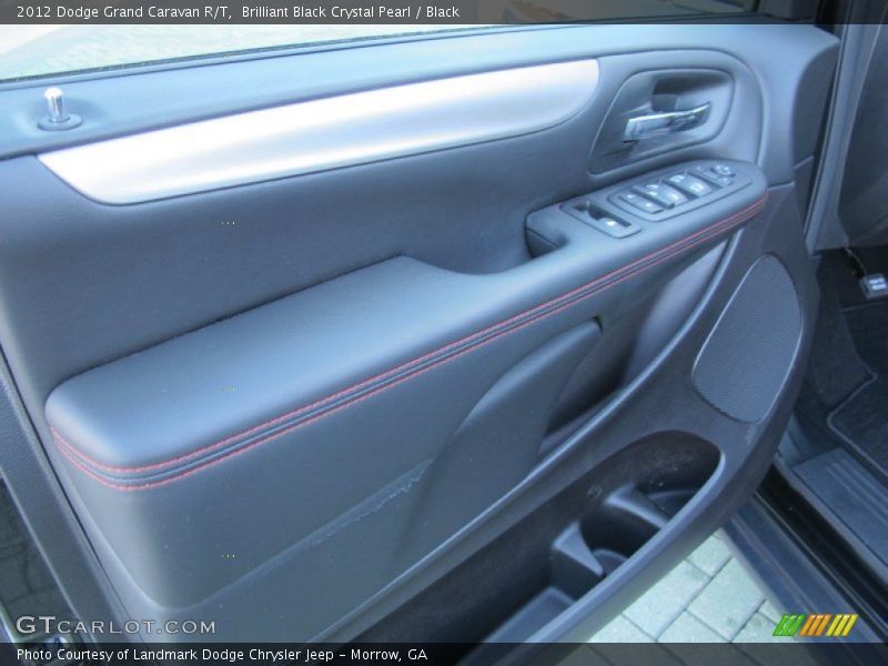 Brilliant Black Crystal Pearl / Black 2012 Dodge Grand Caravan R/T