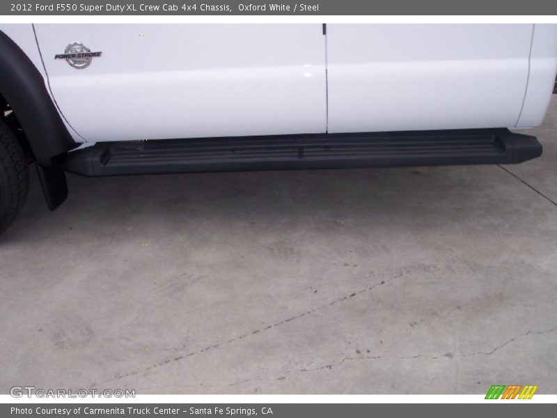 Oxford White / Steel 2012 Ford F550 Super Duty XL Crew Cab 4x4 Chassis