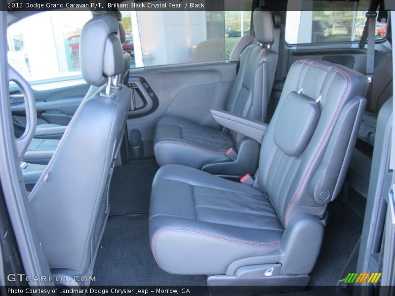 Brilliant Black Crystal Pearl / Black 2012 Dodge Grand Caravan R/T