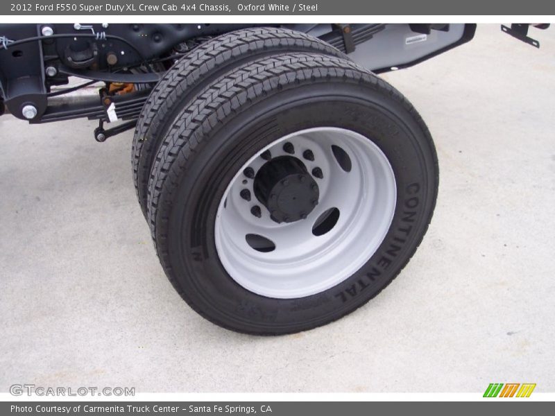 Oxford White / Steel 2012 Ford F550 Super Duty XL Crew Cab 4x4 Chassis