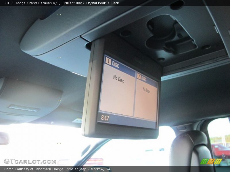 Brilliant Black Crystal Pearl / Black 2012 Dodge Grand Caravan R/T