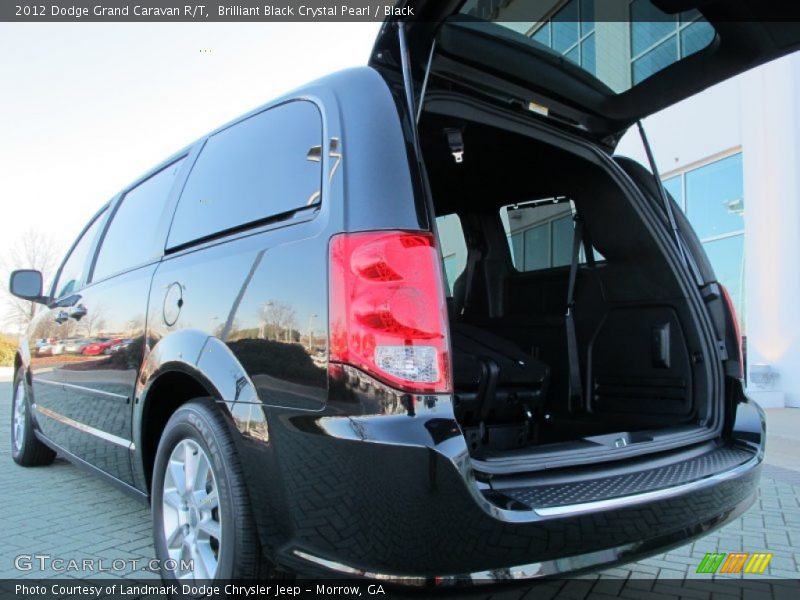 Brilliant Black Crystal Pearl / Black 2012 Dodge Grand Caravan R/T